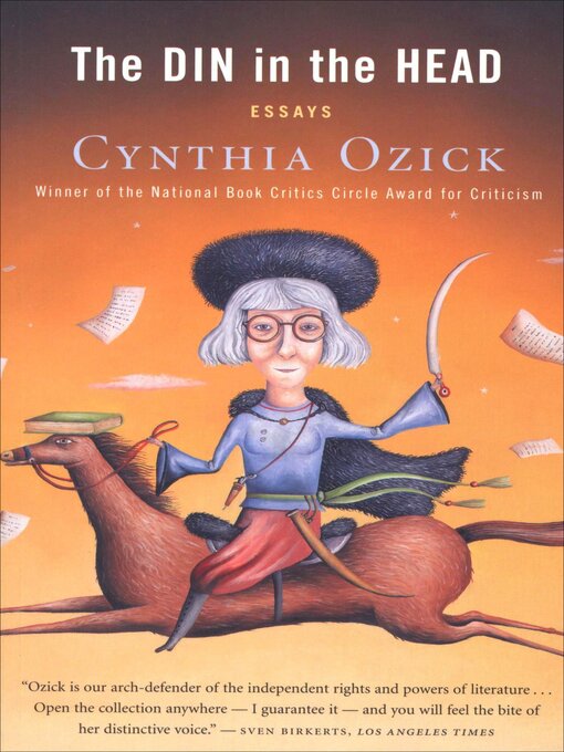 Title details for The Din in the Head by Cynthia Ozick - Available